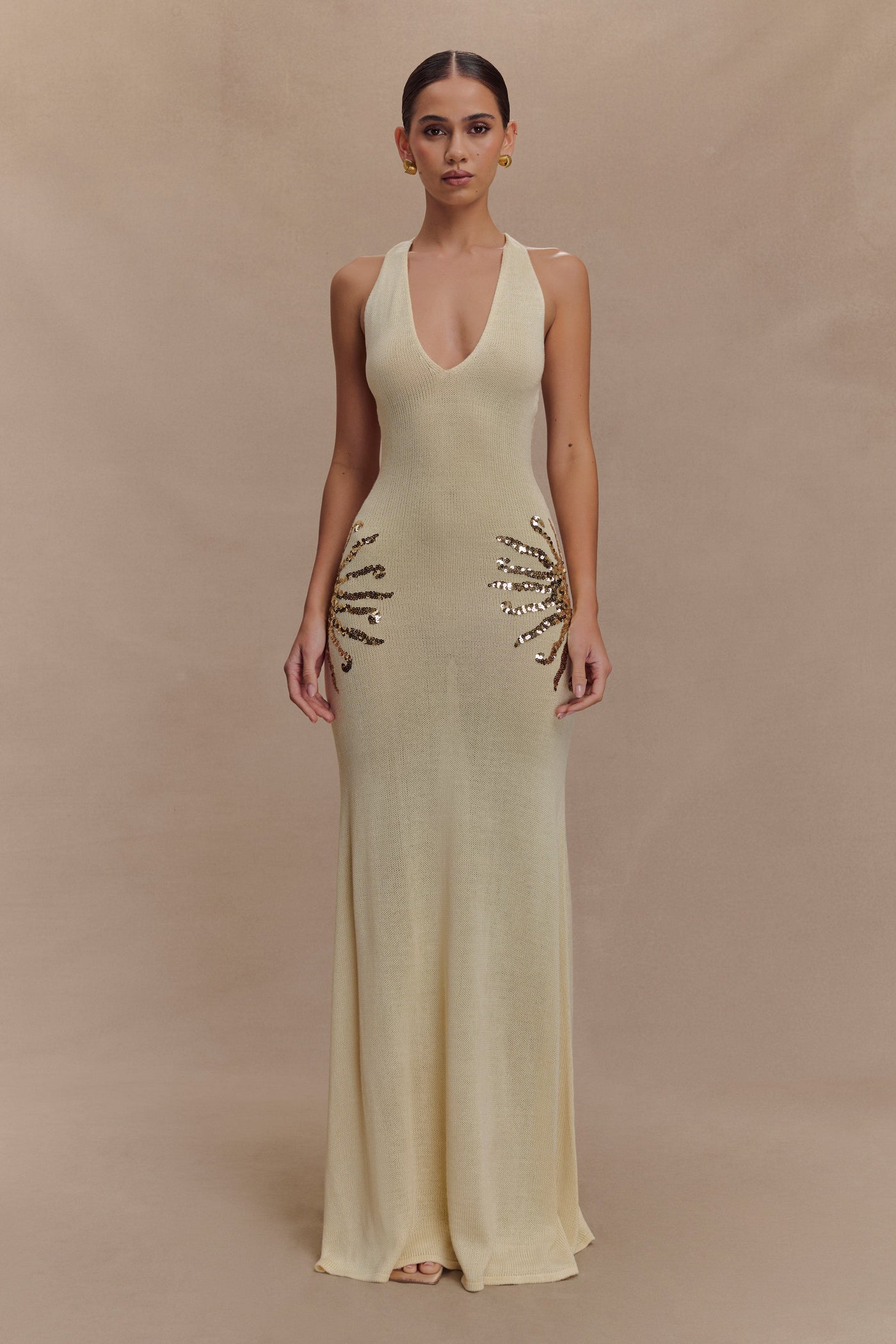 Selene | Sequin Knit Maxi