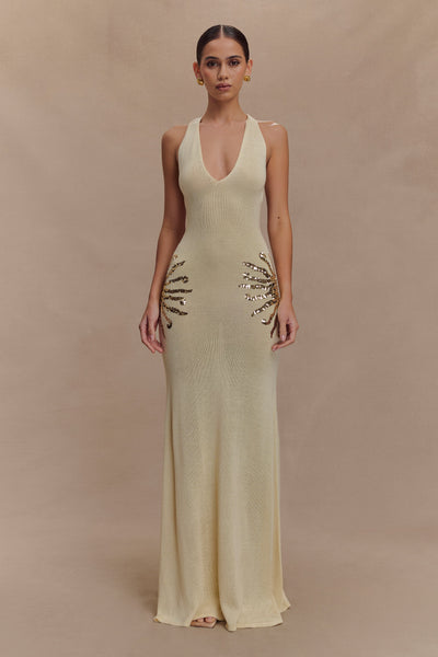 Selene | Sequin Knit Maxi