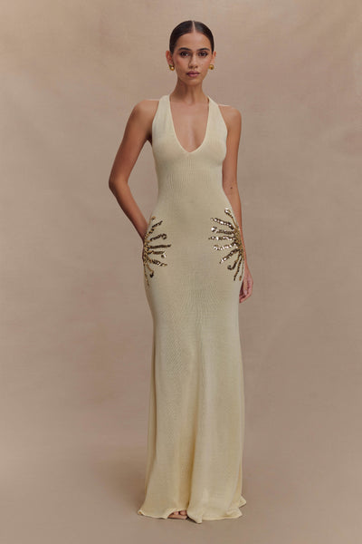 Selene | Sequin Knit Maxi