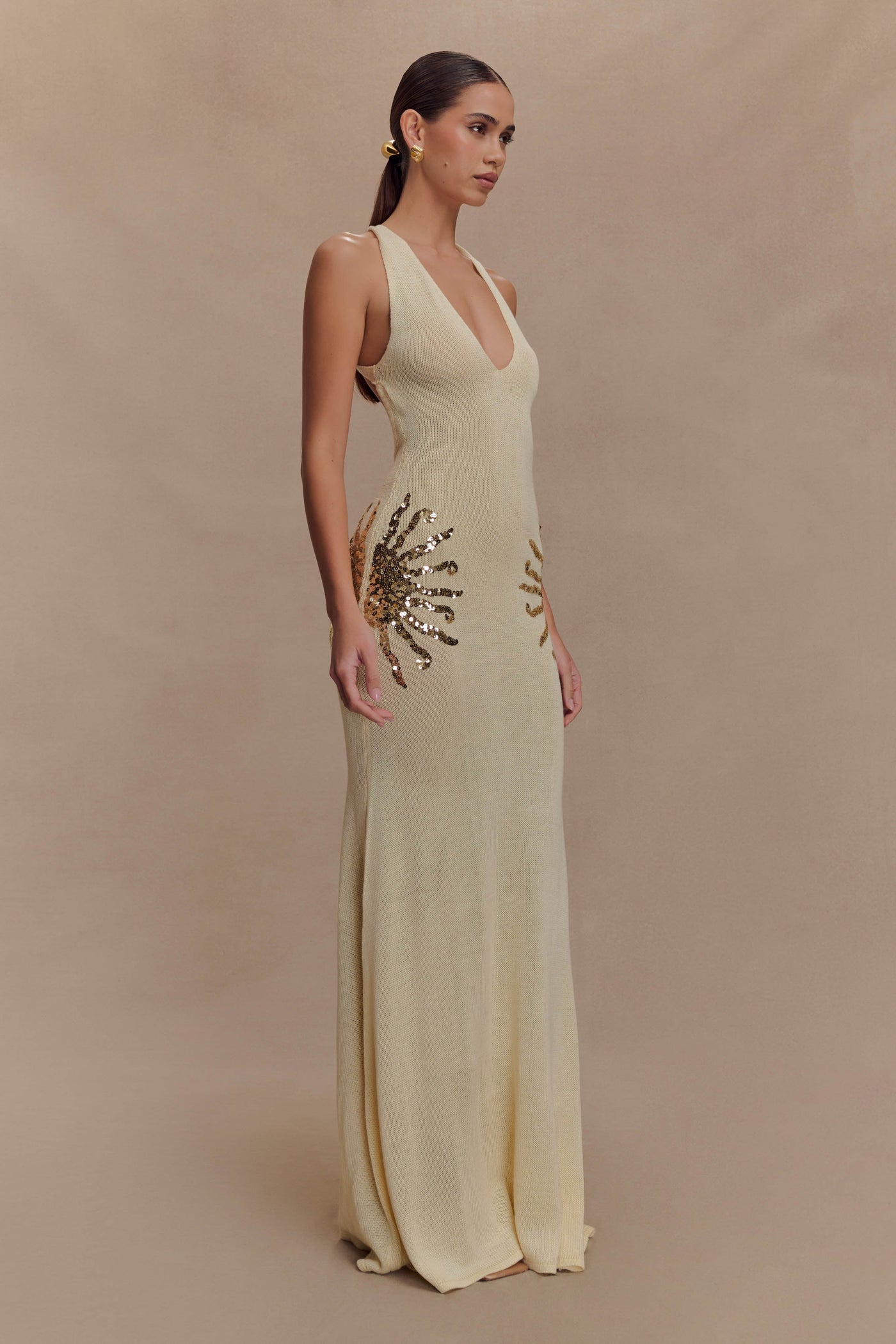 Selene | Sequin Knit Maxi