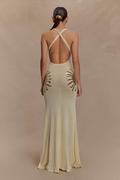 Selene | Sequin Knit Maxi