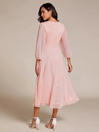 Selira | Blush Radiance Midi Dress
