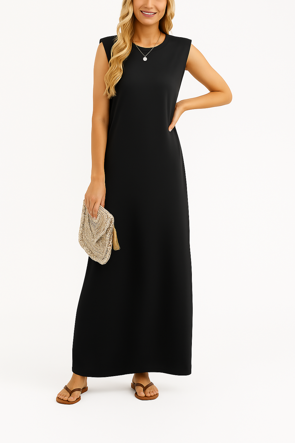 Elowen | Flowy Wrinkle-Free Maxi Dress