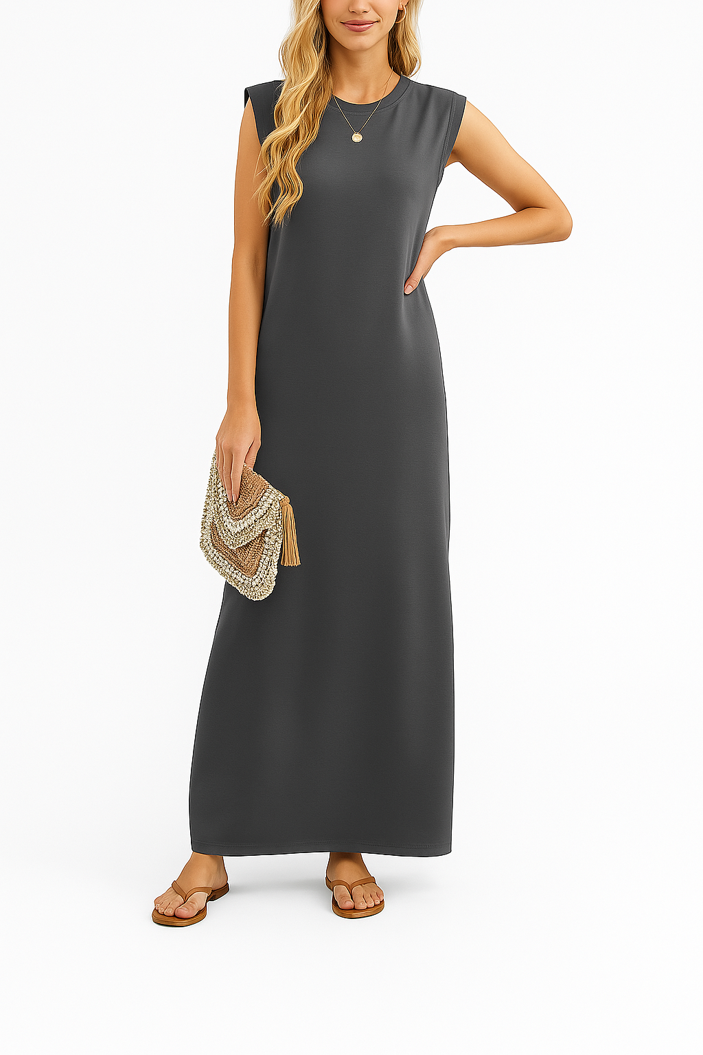 Elowen | Flowy Wrinkle-Free Maxi Dress