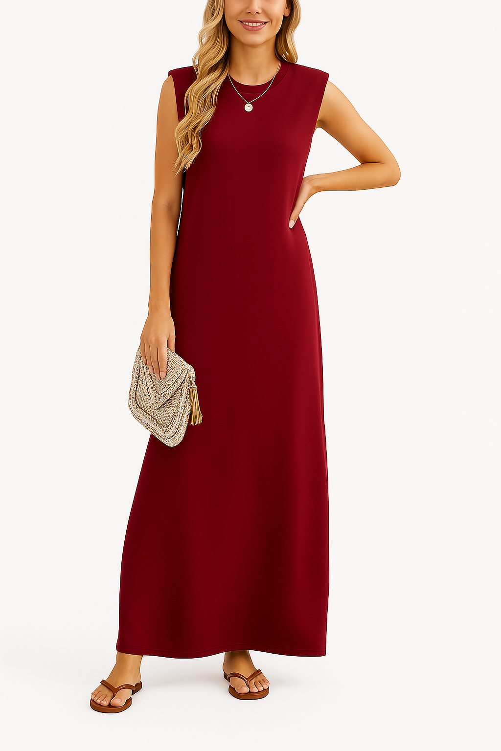 Elowen | Flowy Wrinkle-Free Maxi Dress