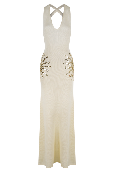 Selene | Sequin Knit Maxi