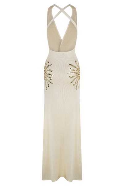 Selene | Sequin Knit Maxi