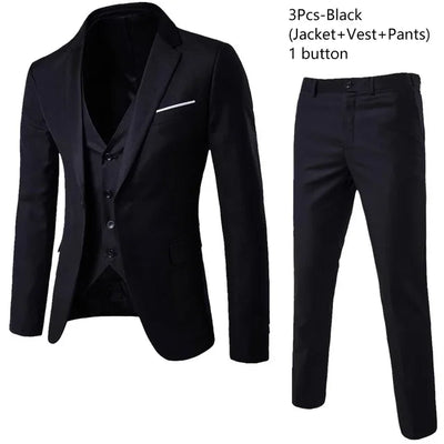 Regal Affair: Luxe Wedding Suit Ensemble
