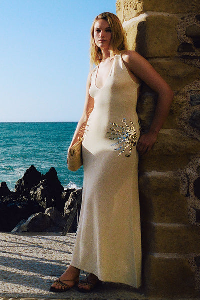 Selene | Sequin Knit Maxi